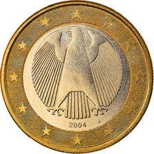 GERMANY - FEDERAL REPUBLIC, Euro, 2004, Hambourg, MS(65-70), Bi-Metallic, KM:213