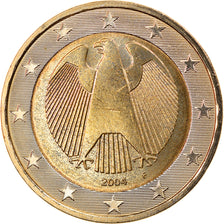 GERMANY - FEDERAL REPUBLIC, 2 Euro, 2004, Stuttgart, MS(65-70), Bi-Metallic