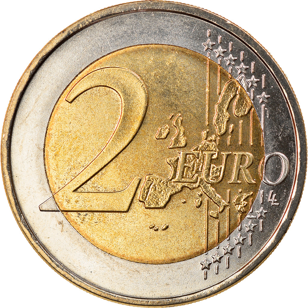 GERMANY - FEDERAL REPUBLIC, 2 Euro, 2004, Karlsruhe, MS(65-70), Bi-Metallic