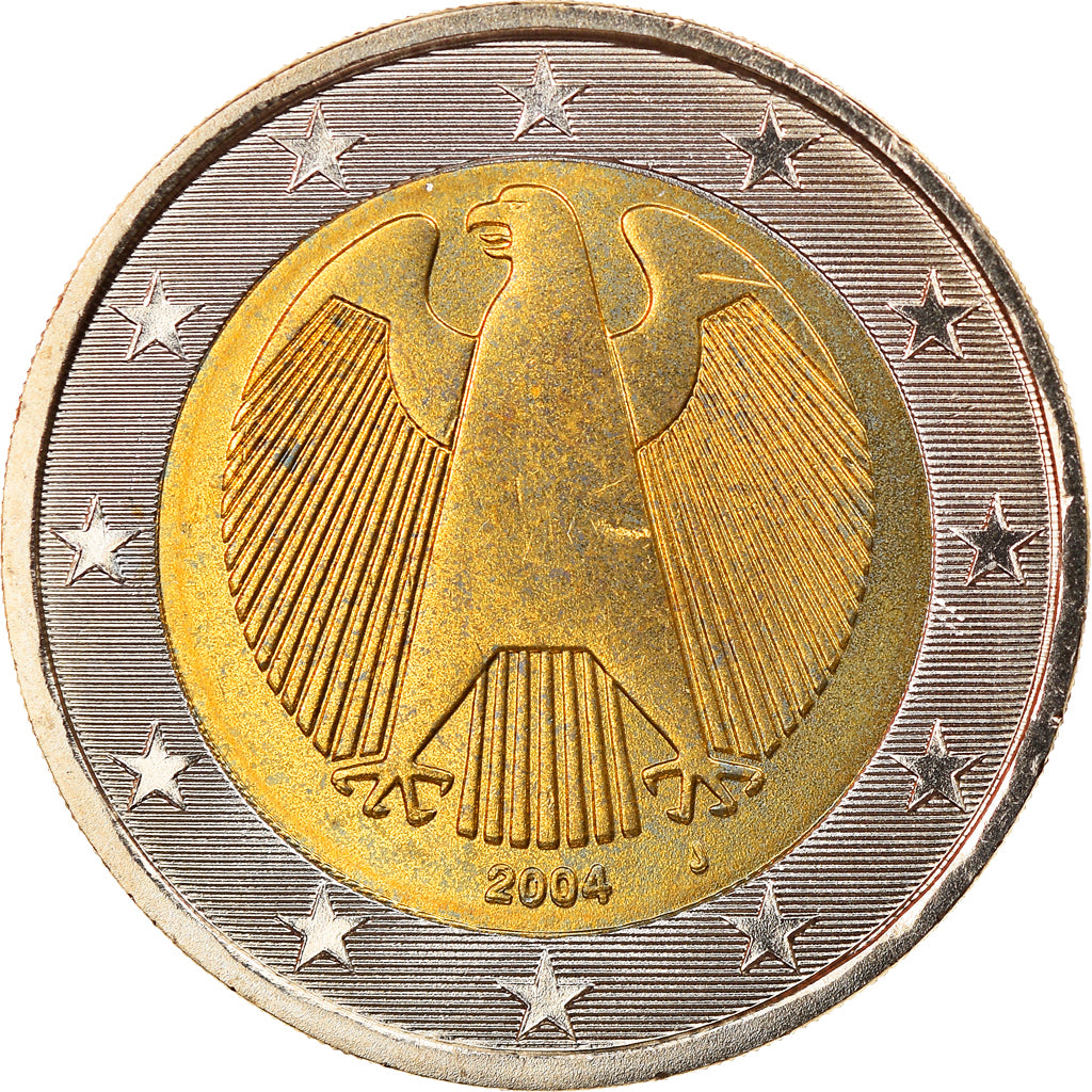 GERMANIA - REPUBBLICA FEDERALE, 2 Euro, 2004, Hambourg, FDC, Bi-metallico