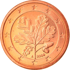 GERMANY - FEDERAL REPUBLIC, Euro Cent, 2008, Berlin, MS(65-70), Copper Plated