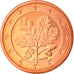 GERMANY - FEDERAL REPUBLIC, Euro Cent, 2008, Berlin, MS(65-70), Copper Plated