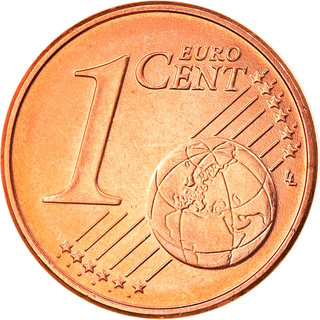 ALEMANHA - REPÚBLICA FEDERAL, Euro Cent, 2008, Stuttgart, MS(65-70), Aço