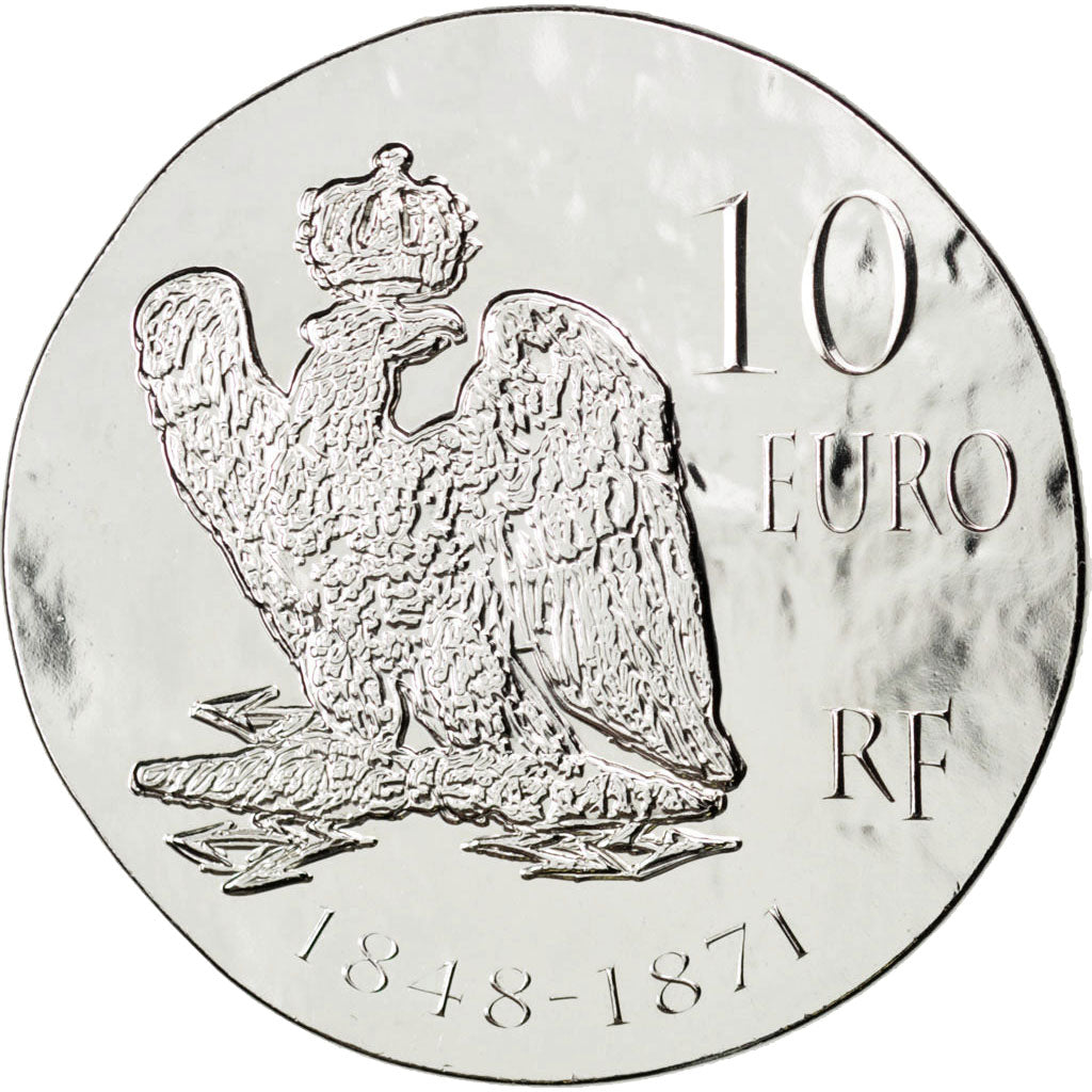 France, Napoléon III, 10 Euro, 2014, MS(65-70), Silver