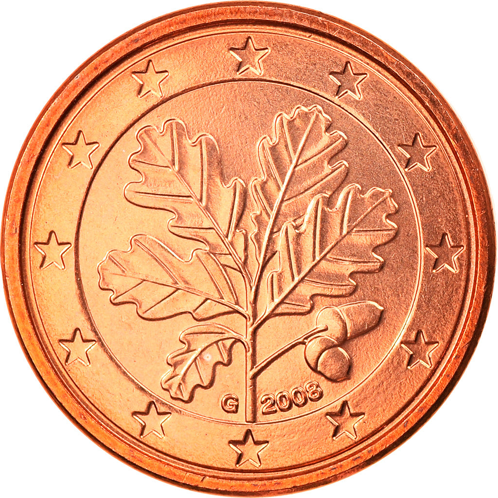 GERMANIA - REPUBBLICA FEDERALE, Euro Cent, 2008, Karlsruhe, FDC, Acciaio