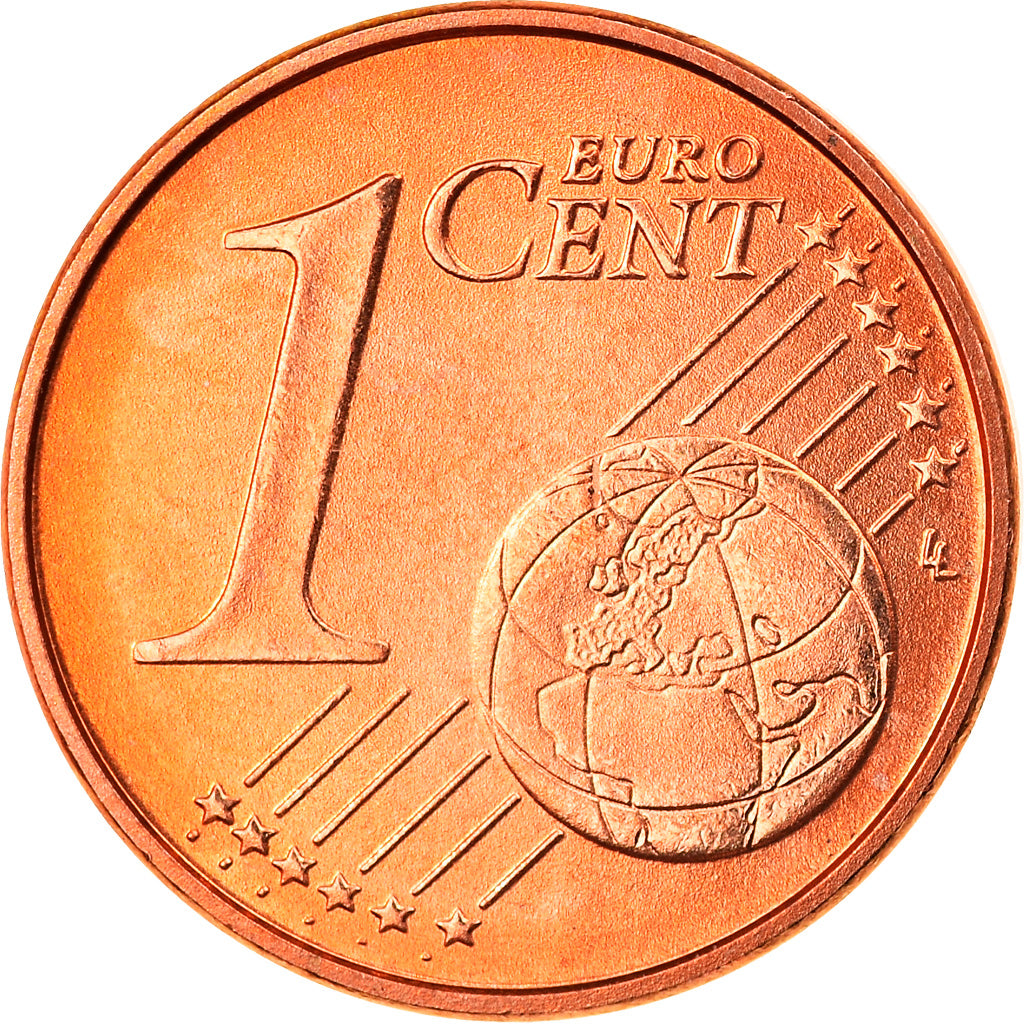 République fédérale allemande, Euro Cent, 2008, Hambourg, FDC, Copper Plated