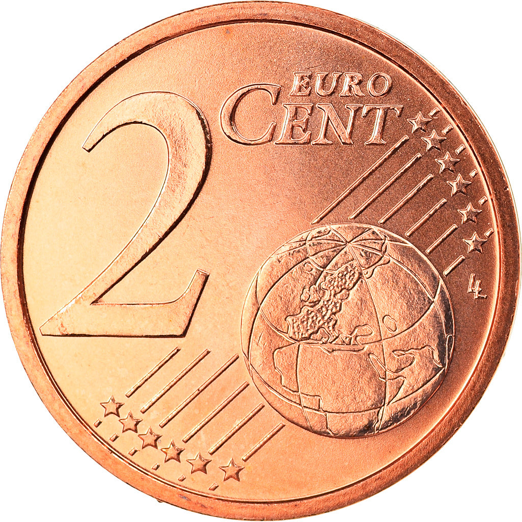 ALEMANHA - REPÚBLICA FEDERAL, 2 Euro Cent, 2008, Munich, MS(65-70), Aço