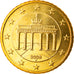 GERMANY - FEDERAL REPUBLIC, 50 Euro Cent, 2008, Stuttgart, MS(65-70), Brass