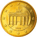 GERMANY - FEDERAL REPUBLIC, 50 Euro Cent, 2008, Hambourg, MS(65-70), Brass
