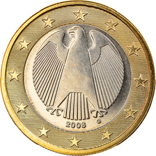 GERMANY - FEDERAL REPUBLIC, Euro, 2008, Karlsruhe, MS(65-70), Bi-Metallic