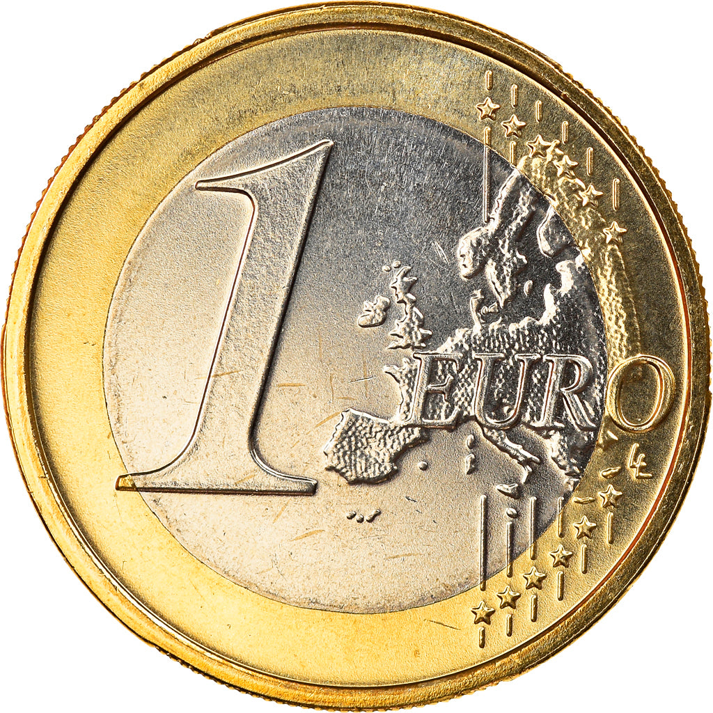 GERMANY - FEDERAL REPUBLIC, Euro, 2008, Karlsruhe, MS(65-70), Bi-Metallic