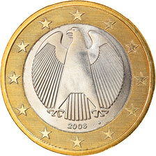 GERMANY - FEDERAL REPUBLIC, Euro, 2008, Hambourg, MS(65-70), Bi-Metallic, KM:257