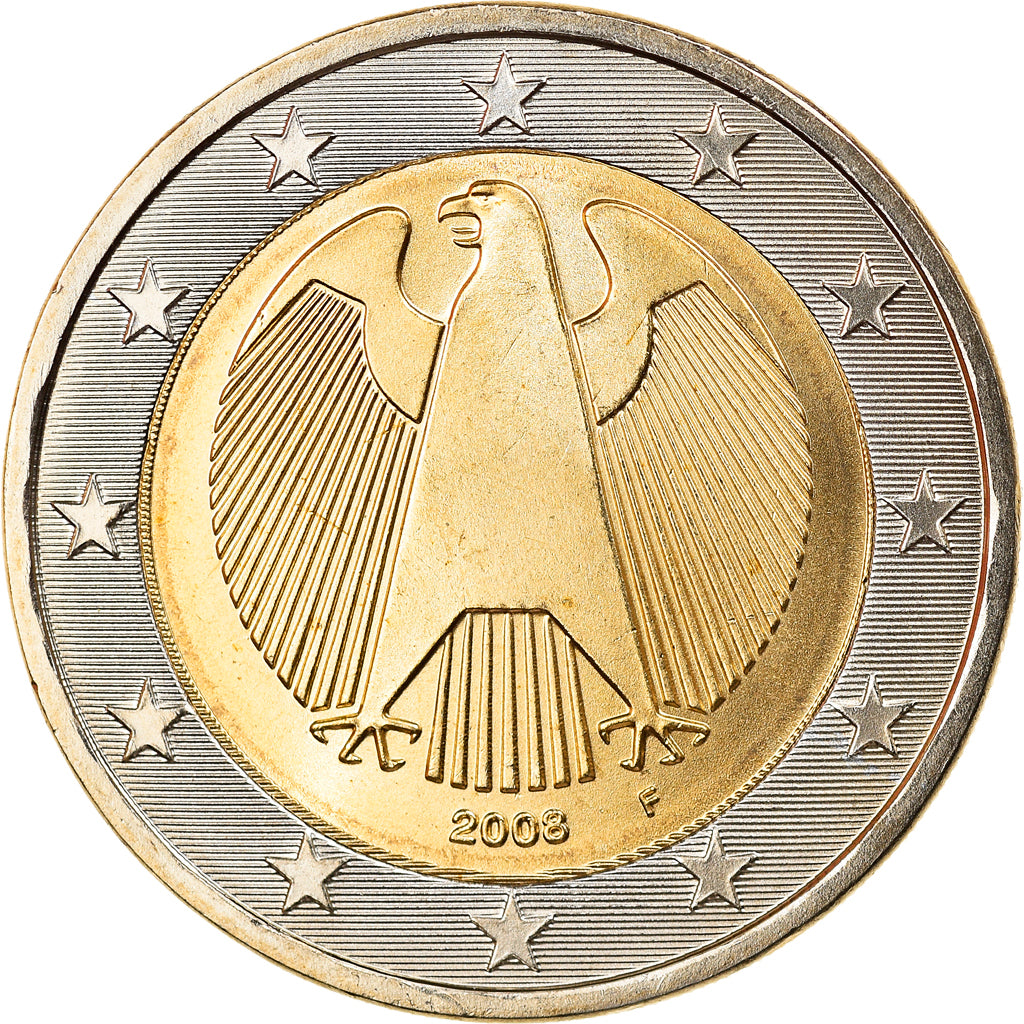 Bundesrepublik Deutschland, 2 Euro, 2008, Stuttgart, STGL, Bi-Metallic, KM:258