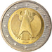 GERMANY - FEDERAL REPUBLIC, 2 Euro, 2008, Hambourg, MS(65-70), Bi-Metallic