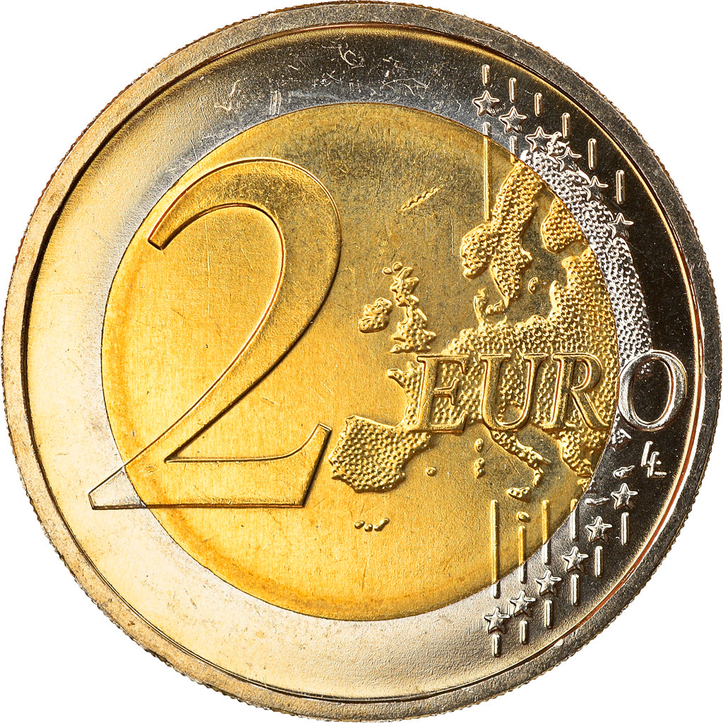 GERMANY - FEDERAL REPUBLIC, 2 Euro, 2008, Karlsruhe, MS(65-70), Bi-Metallic