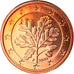 Bundesrepublik Deutschland, Euro Cent, 2009, Stuttgart, STGL, Copper Plated