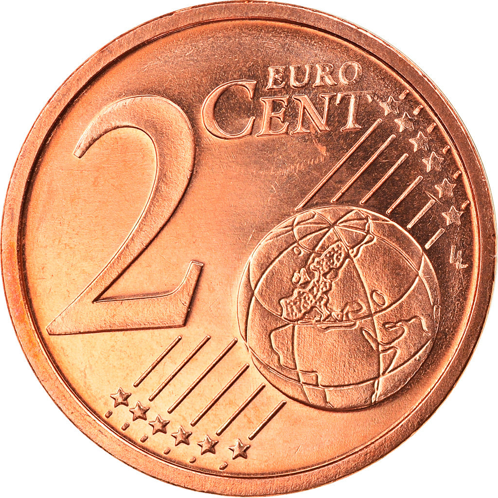 GERMANY - FEDERAL REPUBLIC, 2 Euro Cent, 2009, Karlsruhe, MS(65-70), Copper