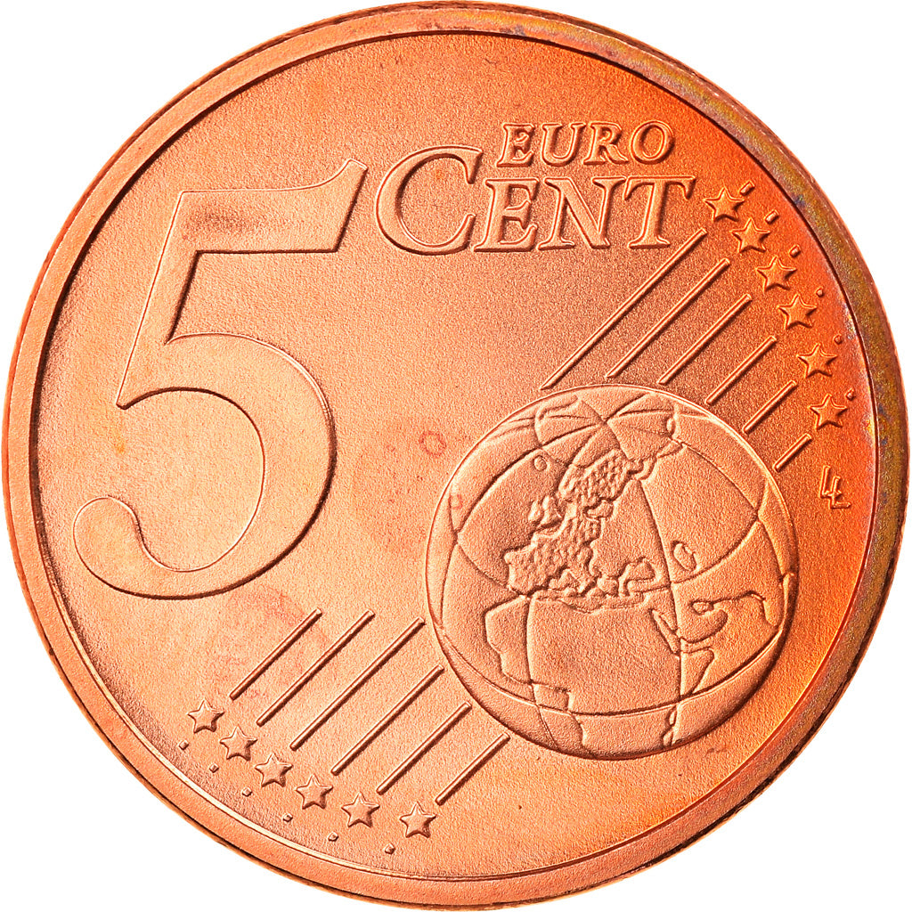 GERMANY - FEDERAL REPUBLIC, 5 Euro Cent, 2009, Hambourg, MS(65-70), Copper