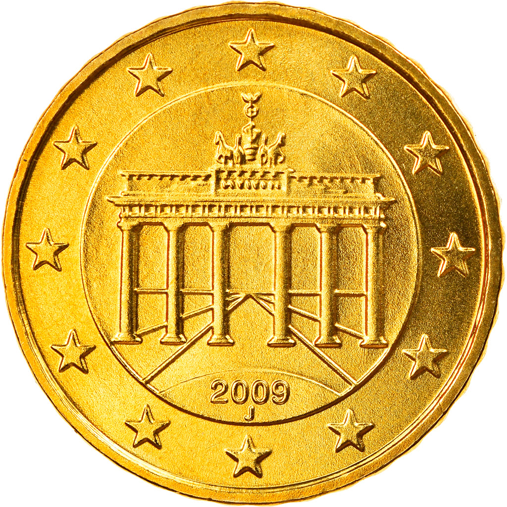 GERMANIA - REPUBBLICA FEDERALE, 10 Euro Cent, 2009, Hambourg, FDC, Ottone