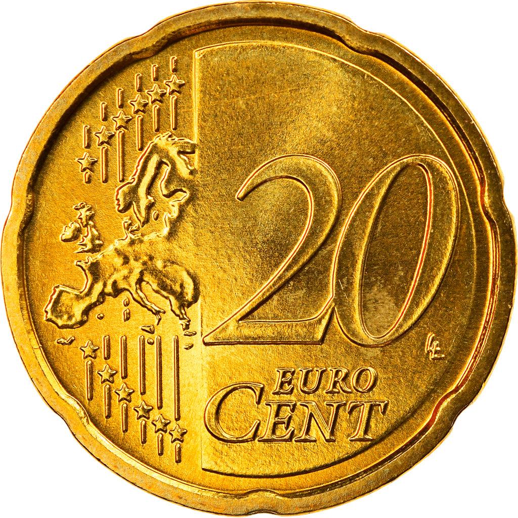 République fédérale allemande, 20 Euro Cent, 2009, Berlin, FDC, Laiton
