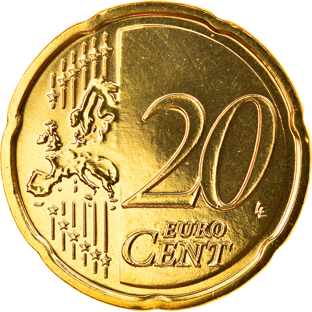 Federale Duitse Republiek, 20 Euro Cent, 2009, Munich, FDC, Tin, KM:255