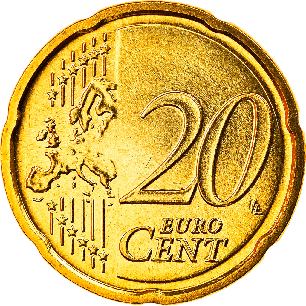 GERMANIA - REPUBBLICA FEDERALE, 20 Euro Cent, 2009, Karlsruhe, FDC, Ottone