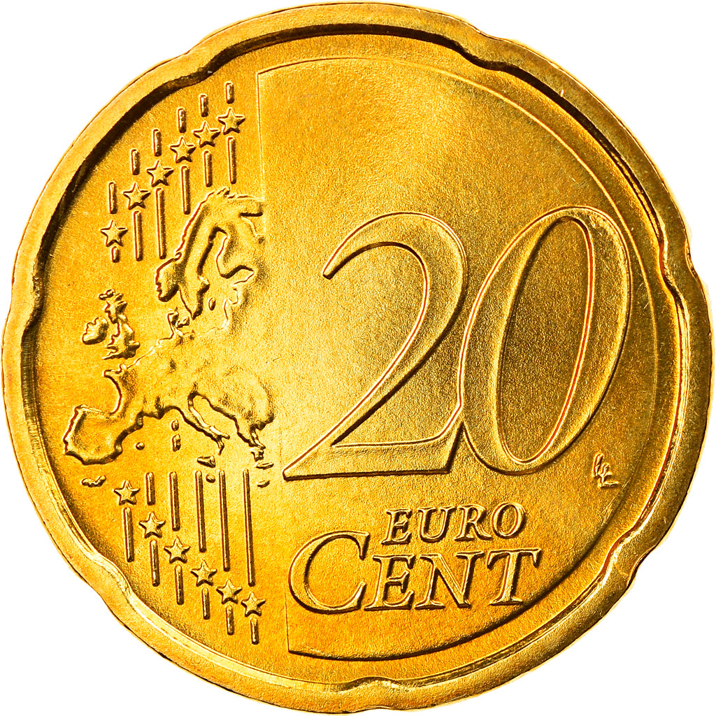 ALEMANHA - REPÚBLICA FEDERAL, 20 Euro Cent, 2009, Hambourg, MS(65-70), Latão