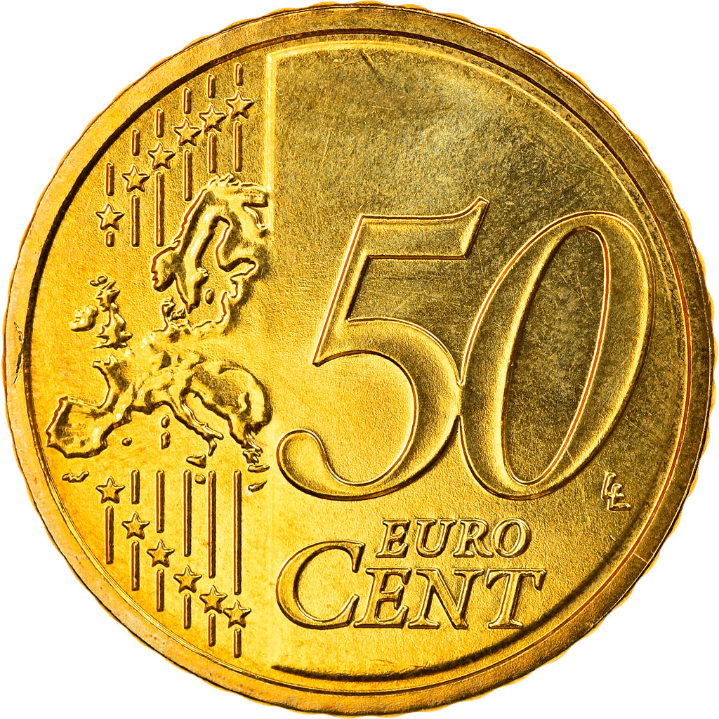 GERMANY - FEDERAL REPUBLIC, 50 Euro Cent, 2009, Berlin, MS(65-70), Brass, KM:256
