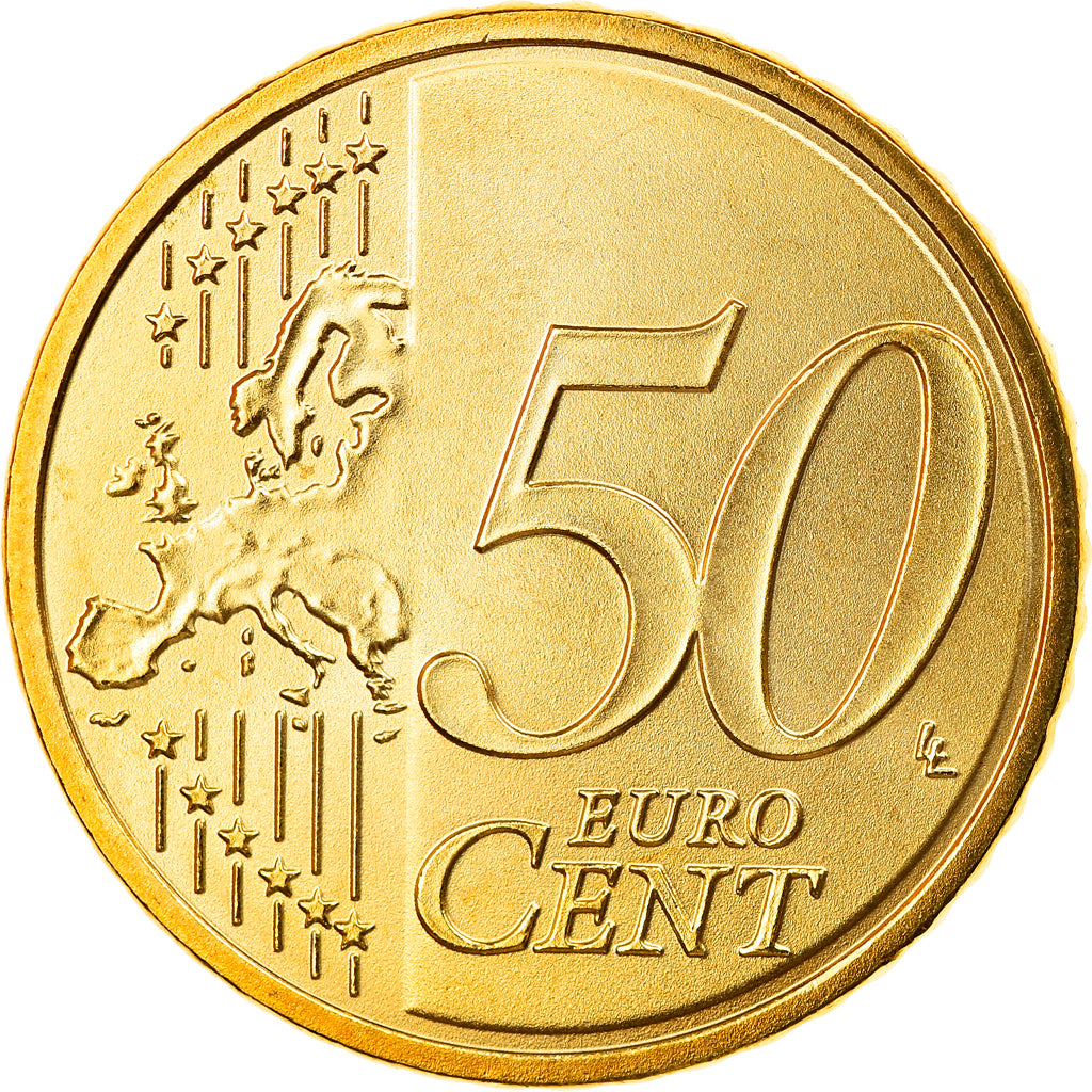 République fédérale allemande, 50 Euro Cent, 2009, Hambourg, FDC, Laiton