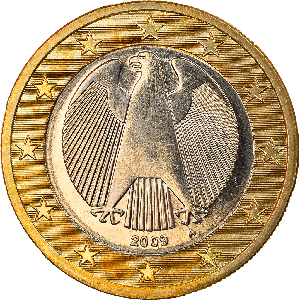 GERMANY - FEDERAL REPUBLIC, Euro, 2009, Berlin, MS(65-70), Bi-Metallic, KM:257