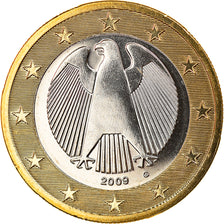GERMANY - FEDERAL REPUBLIC, Euro, 2009, Karlsruhe, MS(65-70), Bi-Metallic