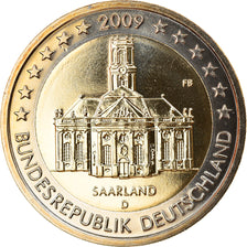 GERMANY - FEDERAL REPUBLIC, 2 Euro, 2009, Munich, MS(65-70), Bi-Metallic, KM:276