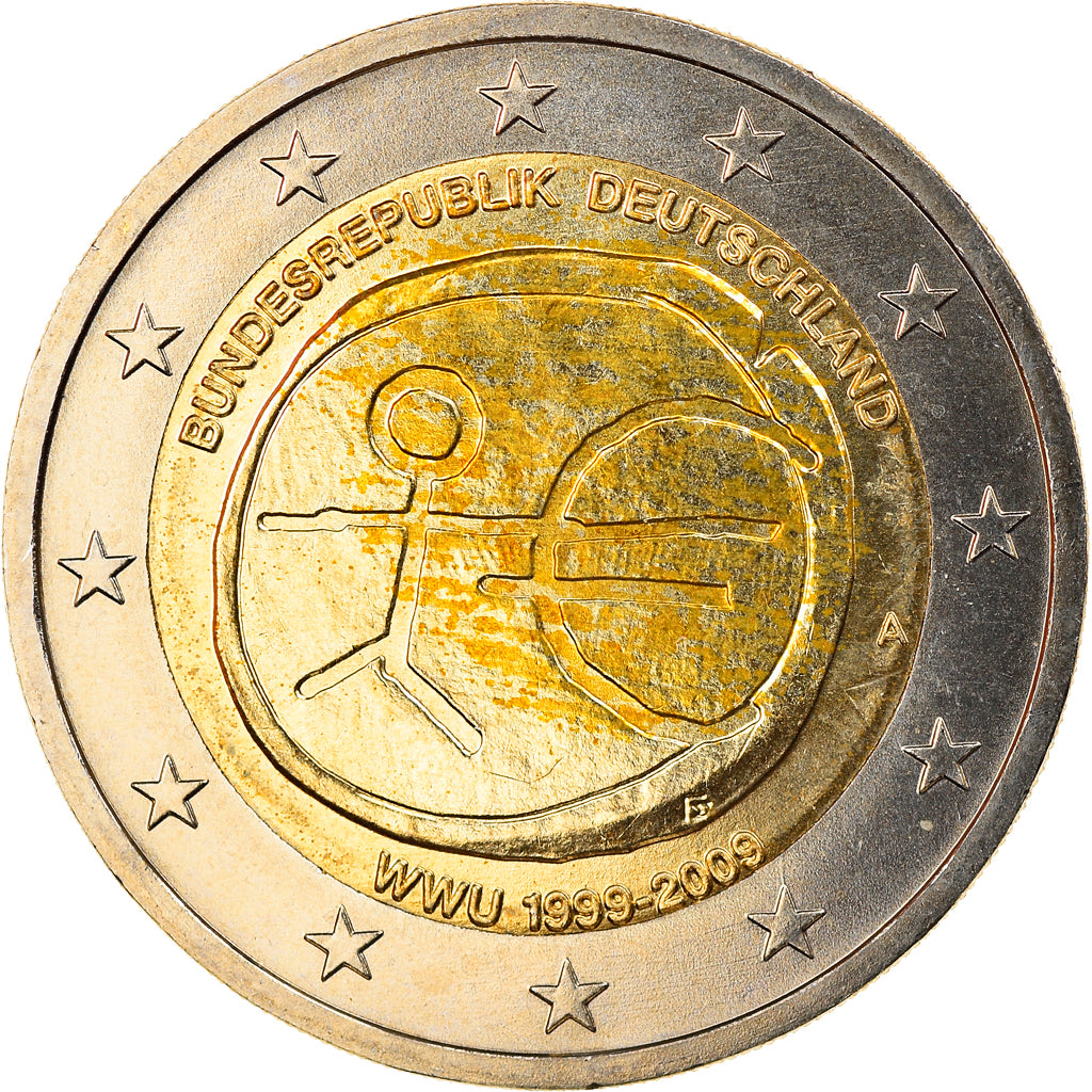 GERMANIA - REPUBBLICA FEDERALE, 2 Euro, EMU, 2009, Berlin, FDC, Bi-metallico
