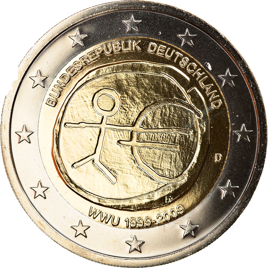 ALEMANHA - REPÚBLICA FEDERAL, 2 Euro, EMU, 2009, Munich, MS(65-70)