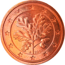 GERMANY - FEDERAL REPUBLIC, 2 Euro Cent, 2010, Berlin, MS(65-70), Copper Plated