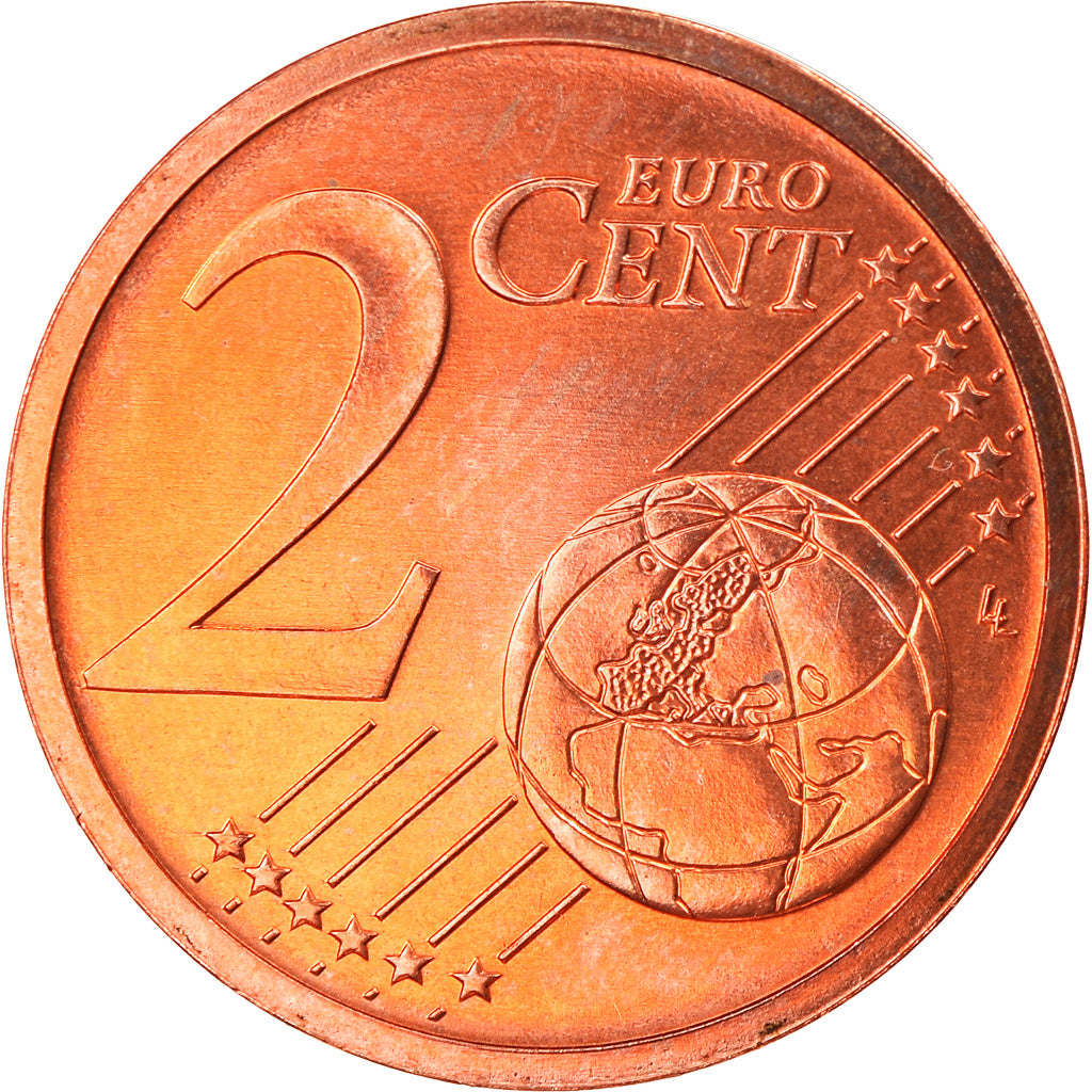 GERMANY - FEDERAL REPUBLIC, 2 Euro Cent, 2010, Berlin, MS(65-70), Copper Plated