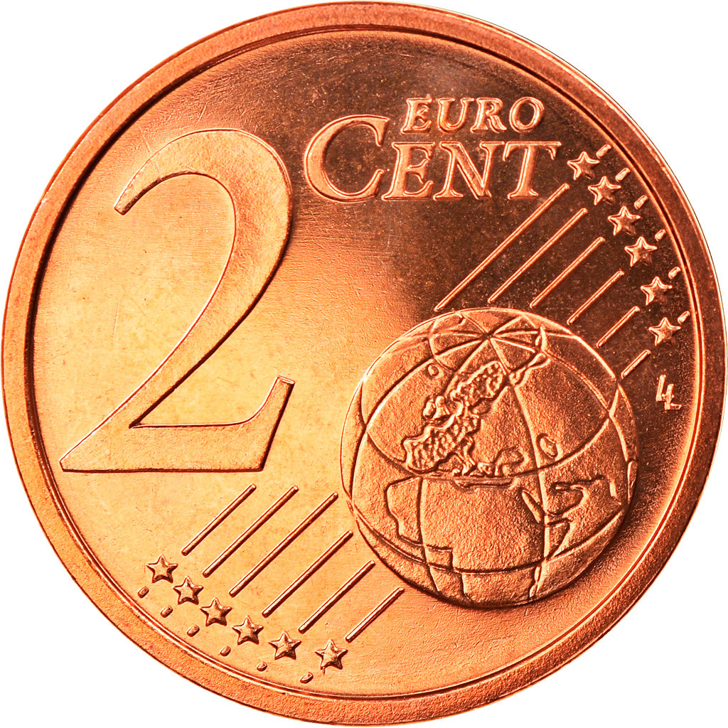 GERMANY - FEDERAL REPUBLIC, 2 Euro Cent, 2010, Stuttgart, MS(65-70), Copper