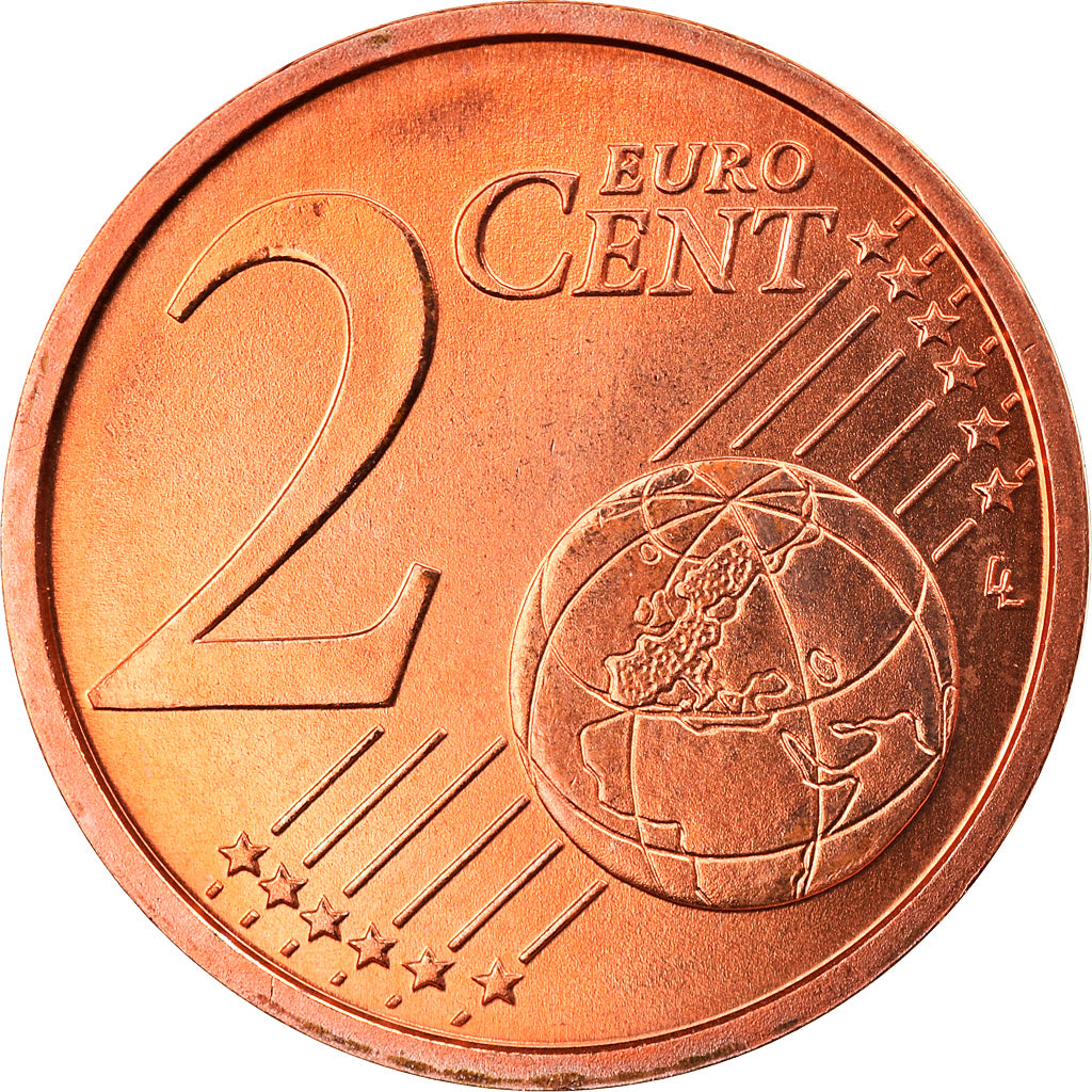 Bundesrepublik Deutschland, 2 Euro Cent, 2010, Hambourg, STGL, Copper Plated