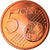 GERMANY - FEDERAL REPUBLIC, 5 Euro Cent, 2010, Munich, MS(65-70), Copper Plated