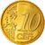 GERMANY - FEDERAL REPUBLIC, 10 Euro Cent, 2010, Hambourg, MS(65-70), Brass