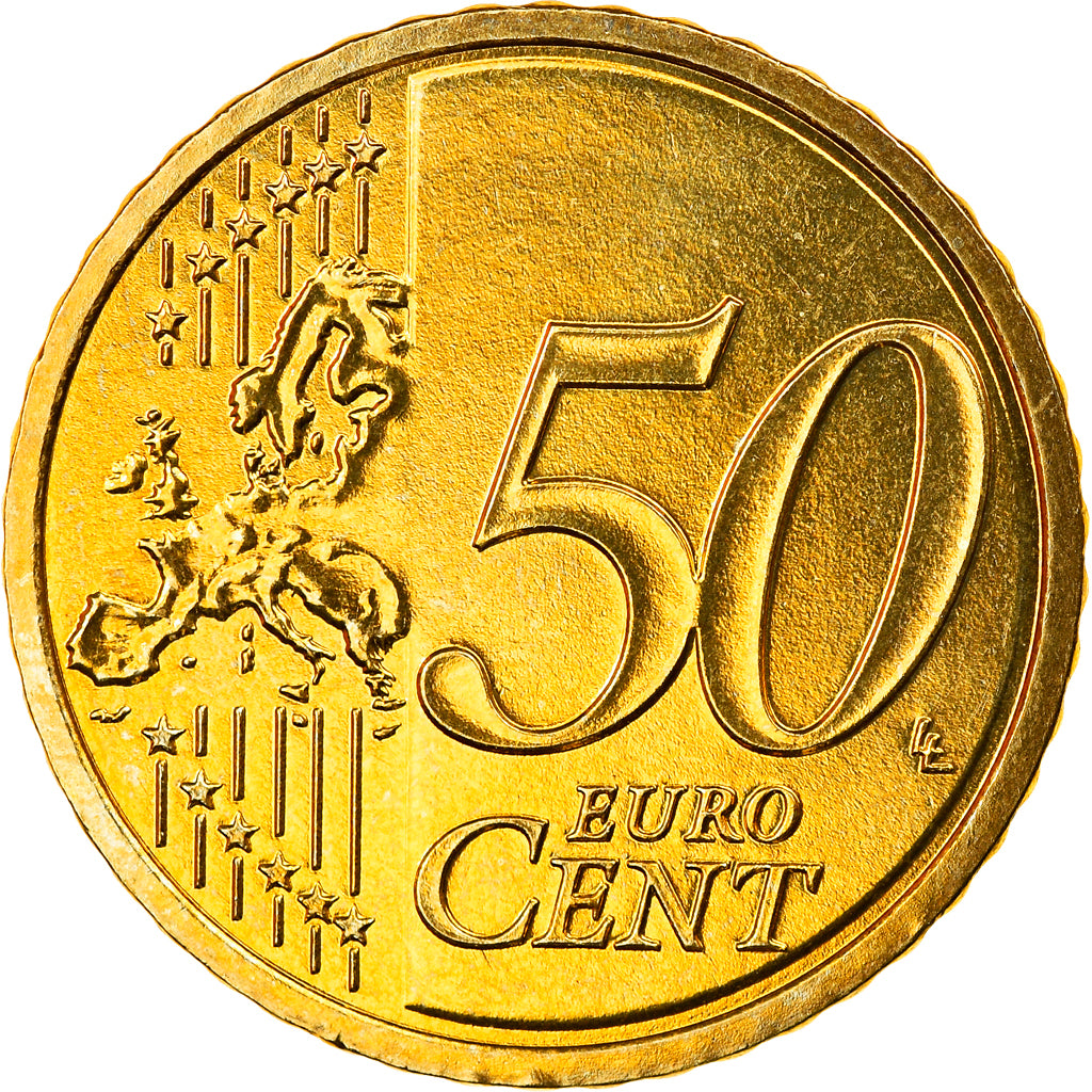 GERMANY - FEDERAL REPUBLIC, 50 Euro Cent, 2010, Berlin, MS(65-70), Brass, KM:256