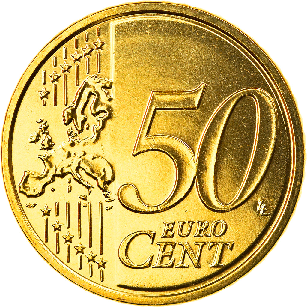 République fédérale allemande, 50 Euro Cent, 2010, Munich, FDC, Laiton