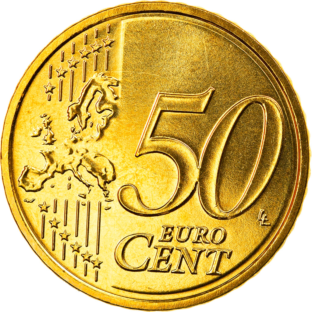 GERMANIA - REPUBBLICA FEDERALE, 50 Euro Cent, 2010, Stuttgart, FDC, Ottone