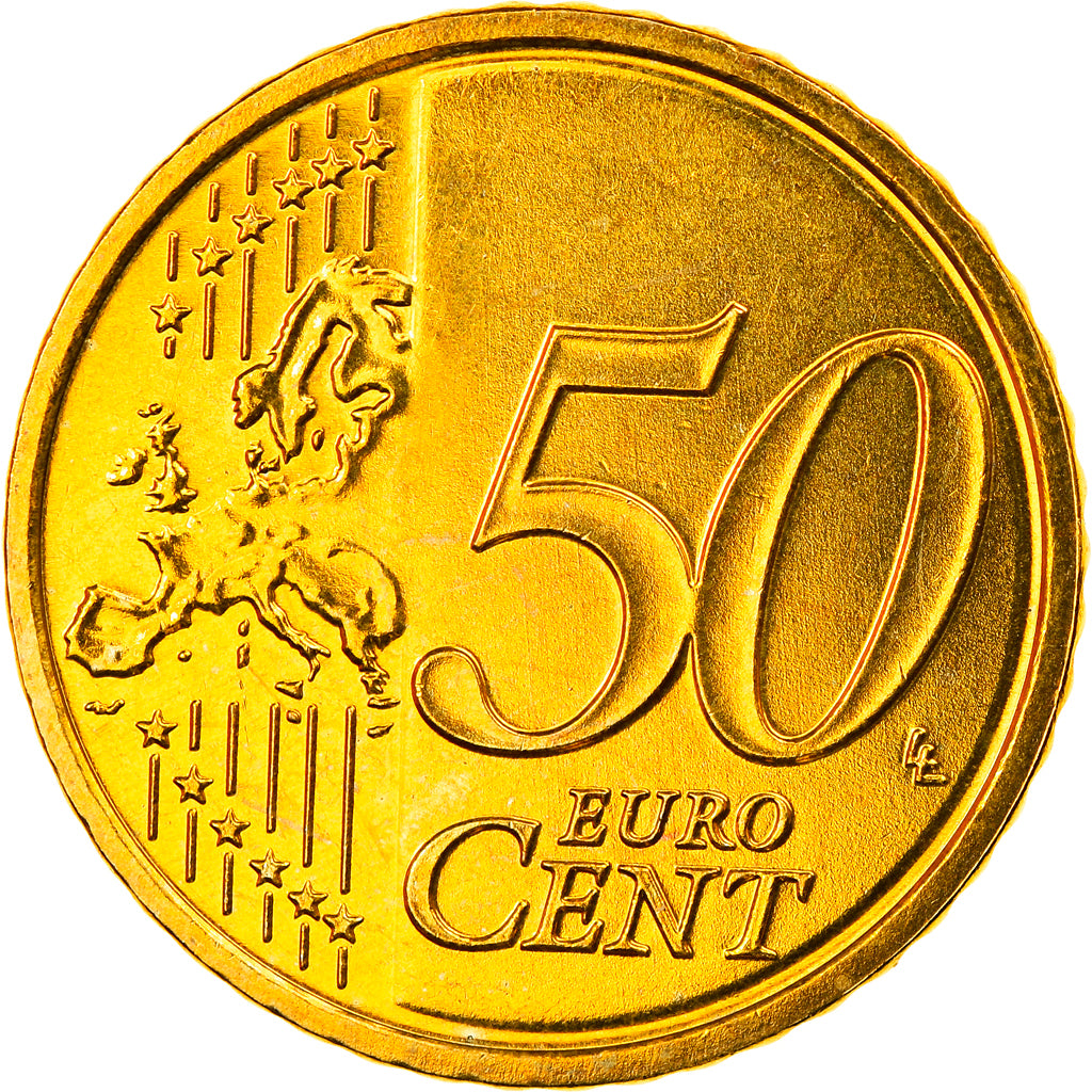 République fédérale allemande, 50 Euro Cent, 2010, Karlsruhe, FDC, Laiton