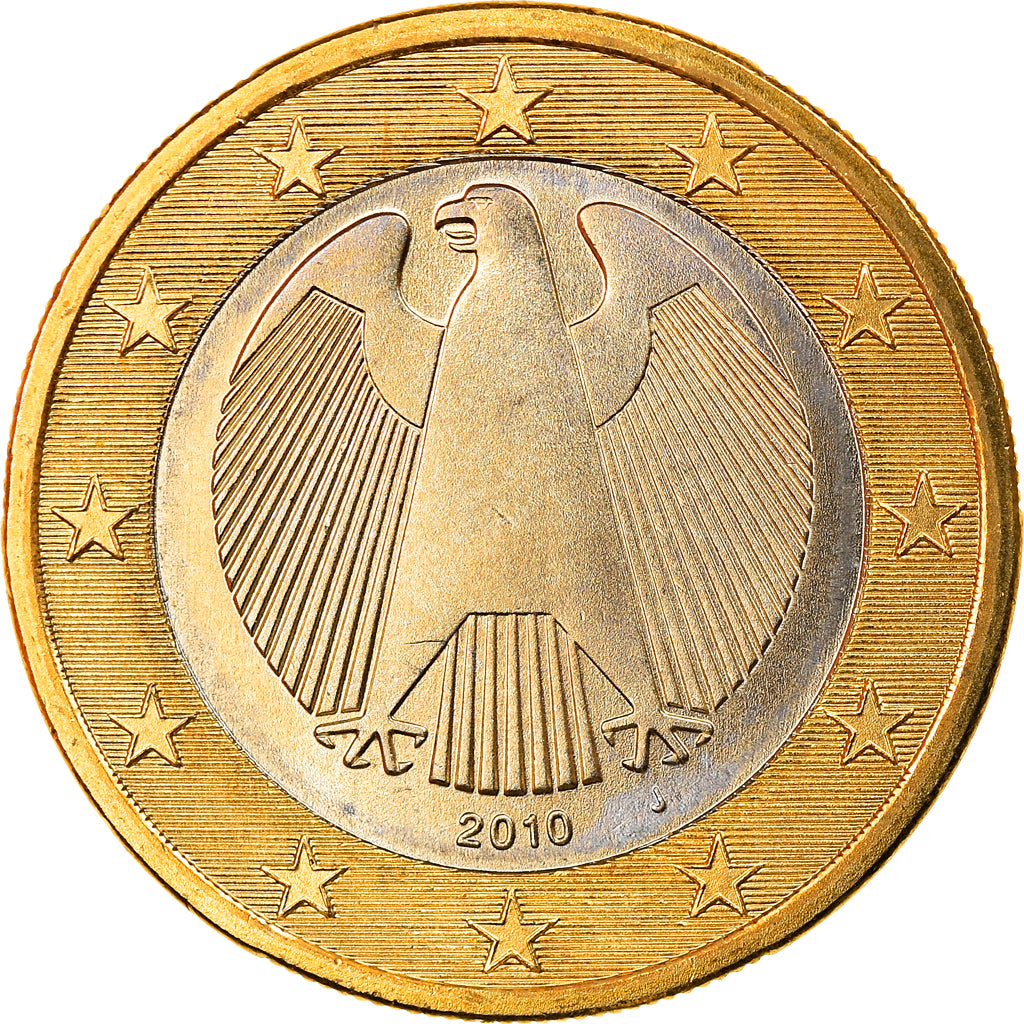 République fédérale allemande, Euro, 2010, Hambourg, FDC, Bi-Metallic, KM:257
