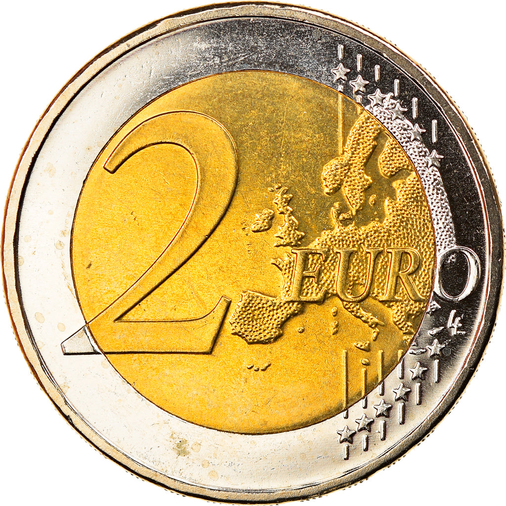 ALEMANHA - REPÚBLICA FEDERAL, 2 Euro, 2010, Stuttgart, MS(65-70), Bimetálico