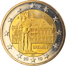 GERMANIA - REPUBBLICA FEDERALE, 2 Euro, Bremen, 2010, Stuttgart, FDC