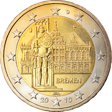GERMANY - FEDERAL REPUBLIC, 2 Euro, Bremen, 2010, Hambourg, MS(65-70)