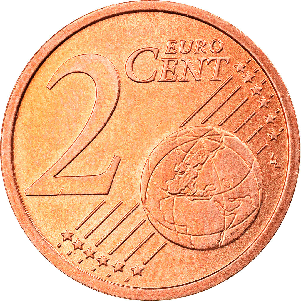 Niemcy - RFN, 2 Euro Cent, 2005, Munich, MS(65-70), Miedź platerowana stalą
