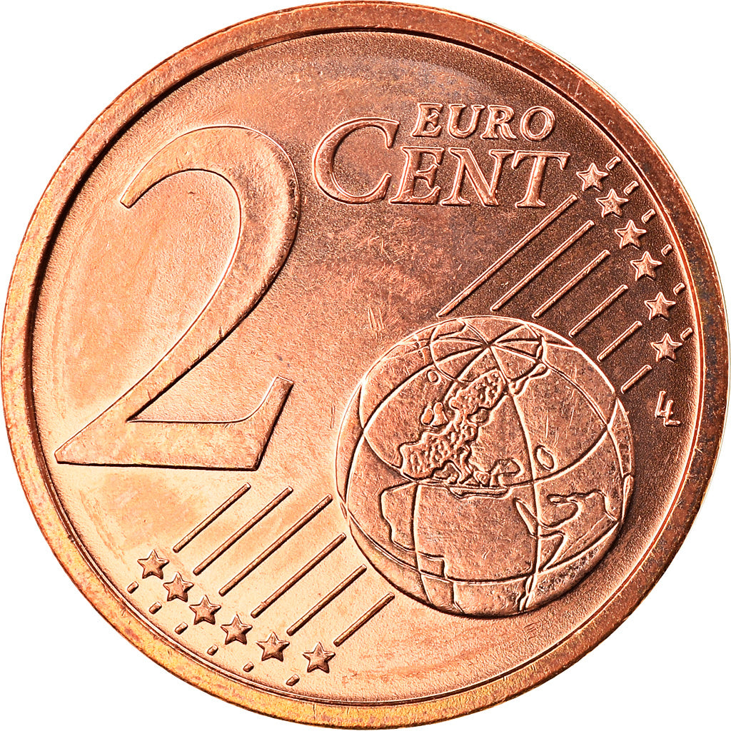 GERMANY - FEDERAL REPUBLIC, 2 Euro Cent, 2005, Stuttgart, MS(65-70), Copper